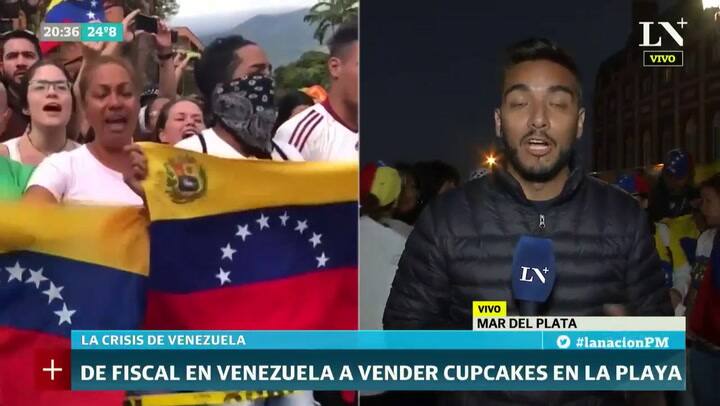 De fiscal en Venezuela a vender Cupcakes en la playa - LN+
