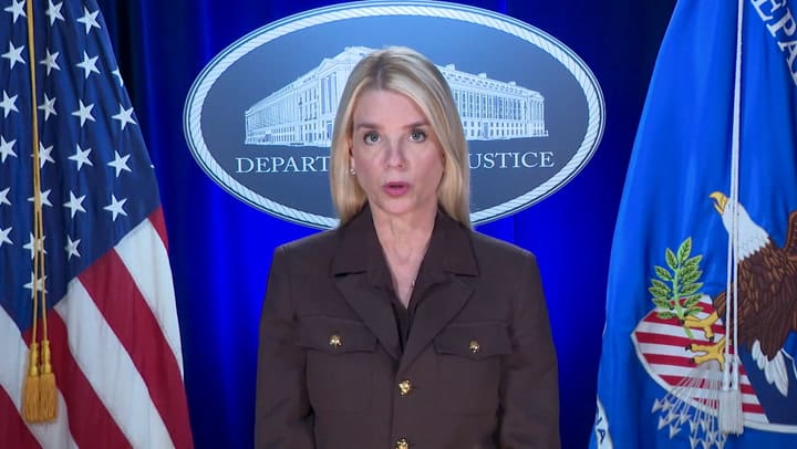 1 Attorney General Pamela Bondi En X Today TheJusticeDept And St