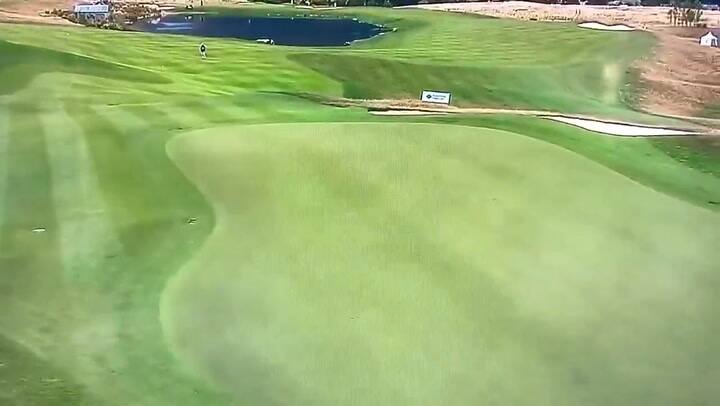 Una pelota enterrada generó confusión en el Nueva Zelanda Open disputado el último fin de semana