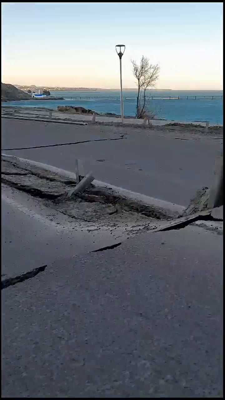 La ruta 3, colapsada en Comodoro Rivadavia, hoy
