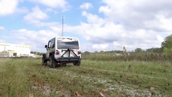 Una prueba de la rueda que no se pincha de la Nasa en la Tierra