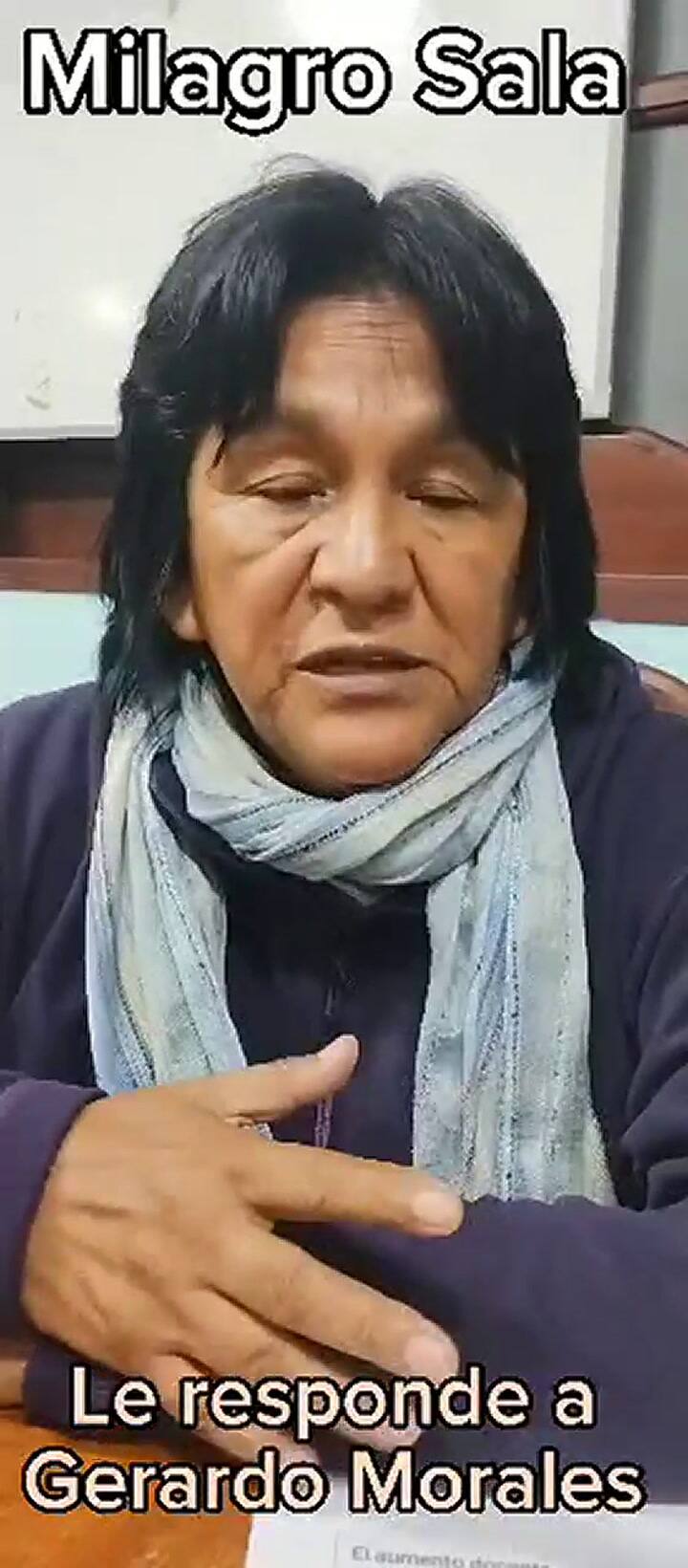 El video que difundió Milagro Sala