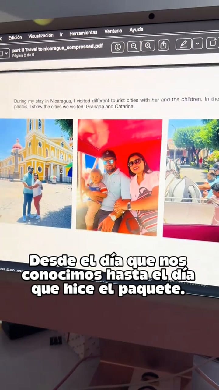 Latina mostró cómo armó su álbum de fotos para probar su matrimonio