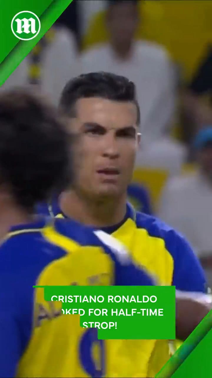 El enojo de Cristiano Ronaldo en la victoria del Al Nassr