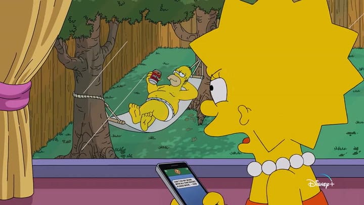 El primer tráiler de Los Simpson sobre el corto con Billie Eilish