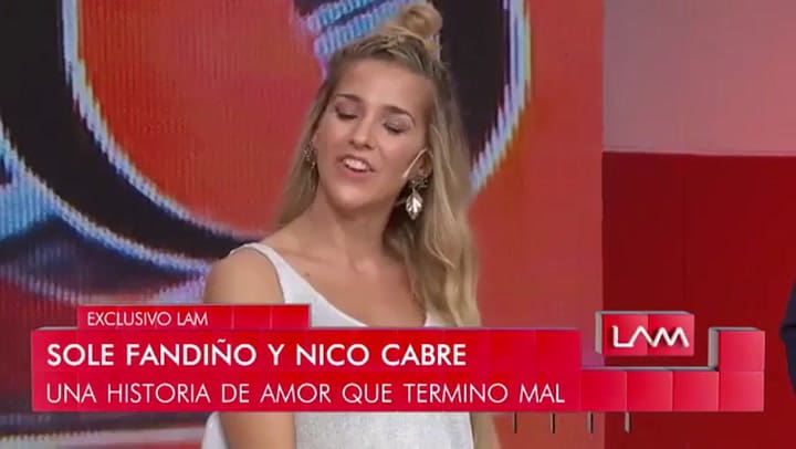 Fandiño habló sobre su relacion con Cabré - Fuente: El Trece