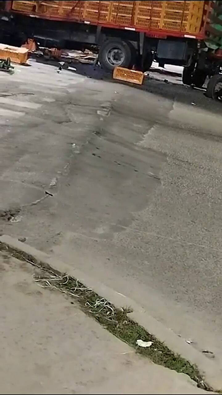 Así fueron rescatados los conductores de los camiones