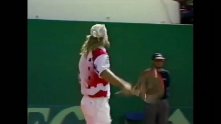 Agassi vs. Mancini (1992) - Copa Davis
