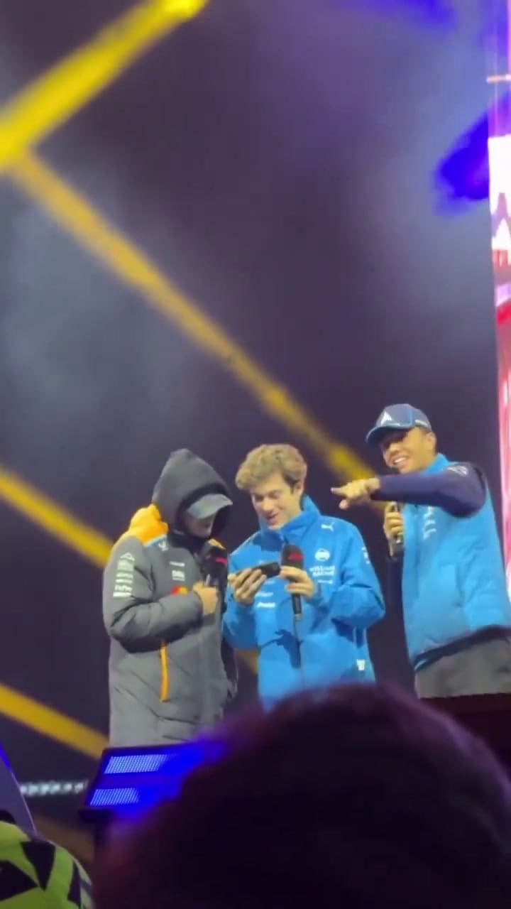 El gran gesto de Franco Colapinto con Lando Norris durante el GP de Las Vegas