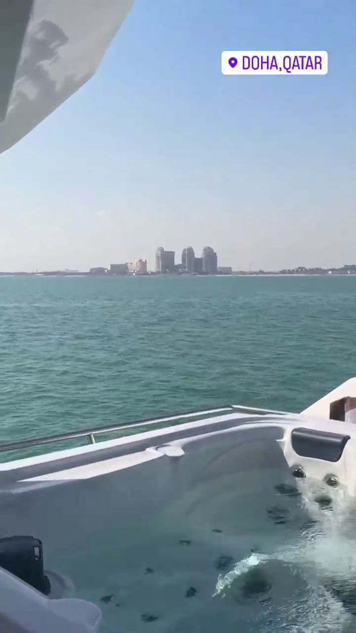 Los videos del Kun Agüero, Sofía Calzetti y Benjamín en Qatar