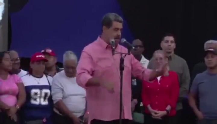 Nicolás Maduro cantó “Imagine” de John Lennon mientras en medio de las tensiones con Estados Unidos