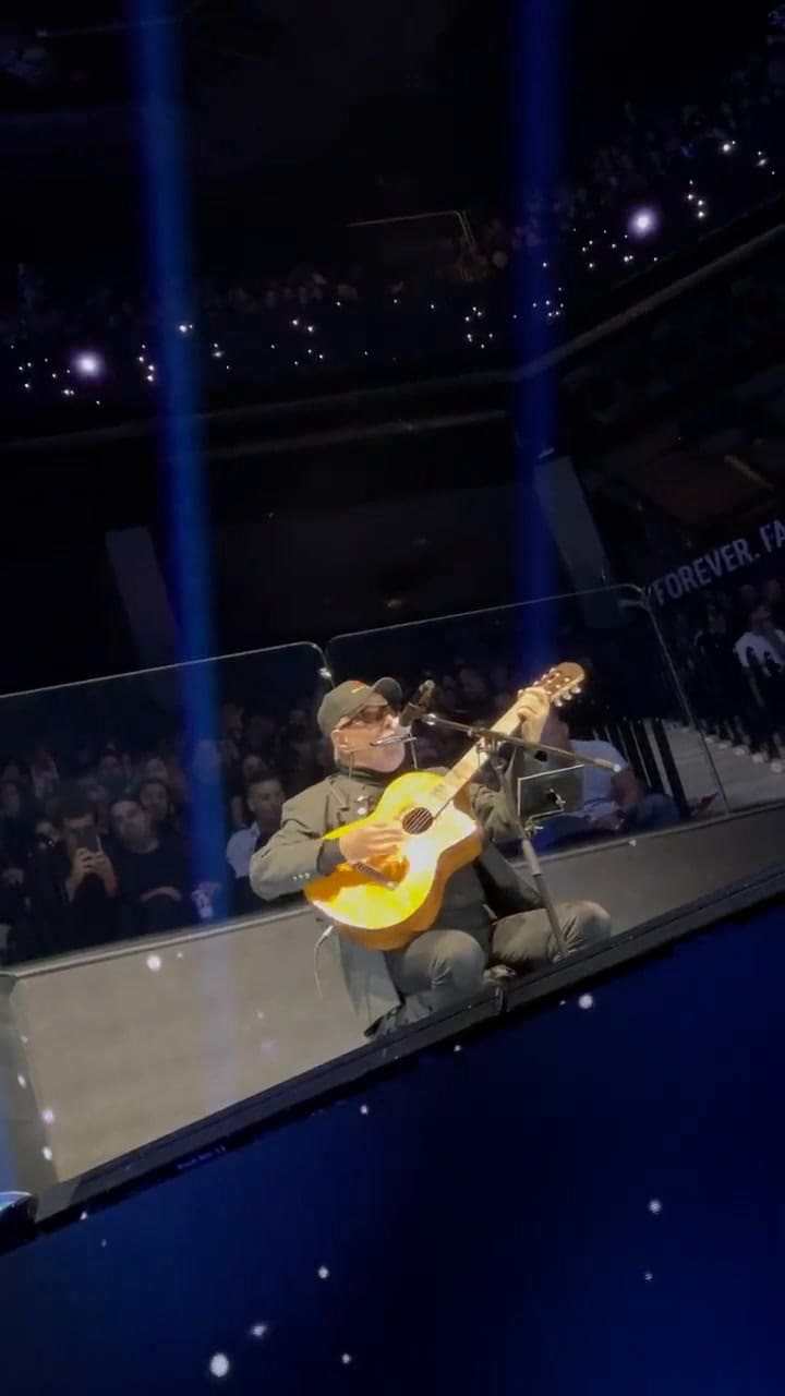 Leon Gieco dijo presente en los Premios Gardel