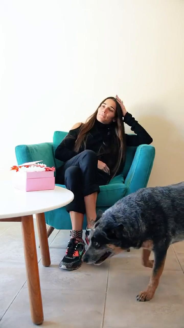 El festejo de Juana Viale por el millón de seguidores - Fuente: Instagram