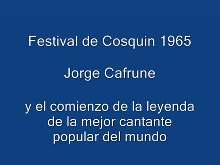 Mercedes Sosa & Jorge Cafrune - Cosquin 65. Fuente: Youtube