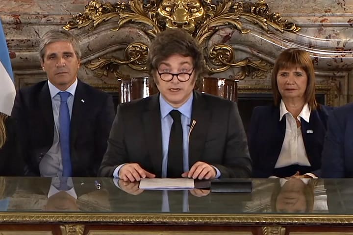 Fin del cepo cambiario: la cadena nacional del presidente Javier Milei