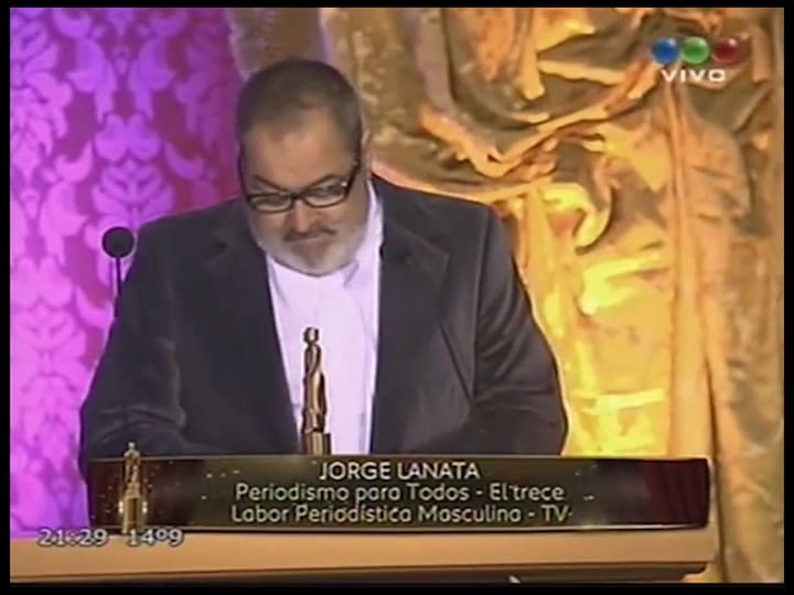 Lanata, mejor labor periodística masculina en TV