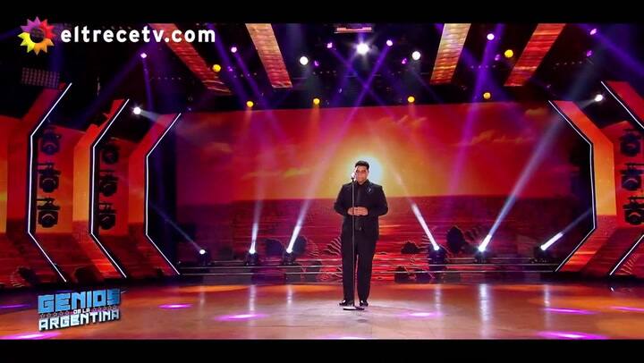 Tremenda interpretación de Leonel Diaz cantando 'Cien años' de Abel Pintos. Fuente: Youtube
