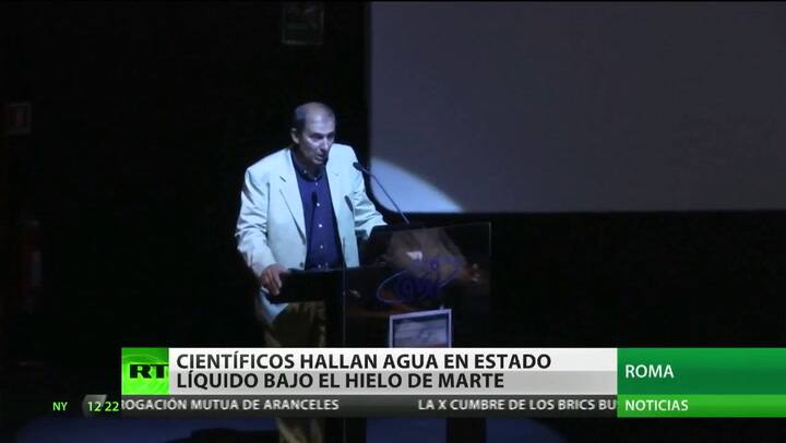 Científicos italianos hallaron un lago subterráneo en Marte - Fuente: RT