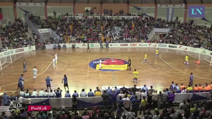 Tres de los cinco goles de Los Halcones en la final con Brasil