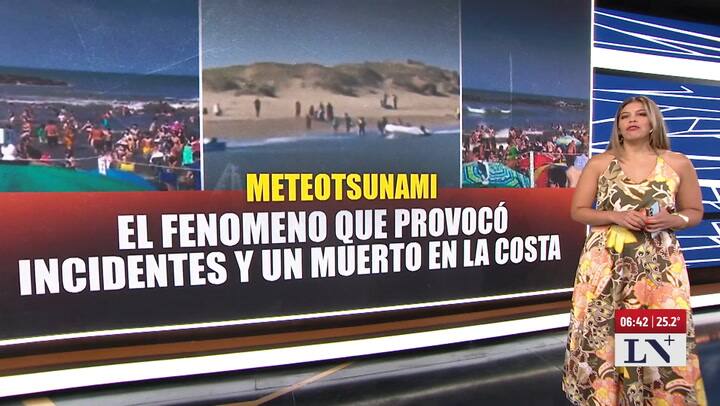 Meteotsunami en la costa atlantica