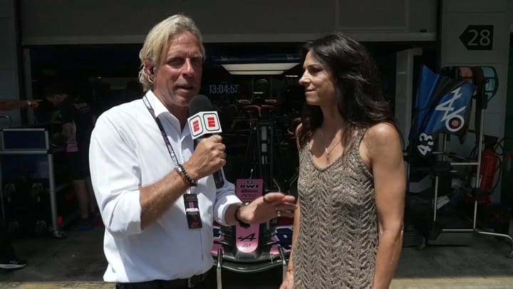 Gabriela Sabatini se declaró fanática de la Fórmula 1 y habló sobre Franco Colapinto