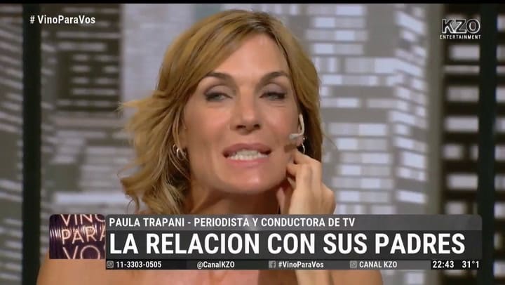 Paula Trapani y su complicada relación con su madre