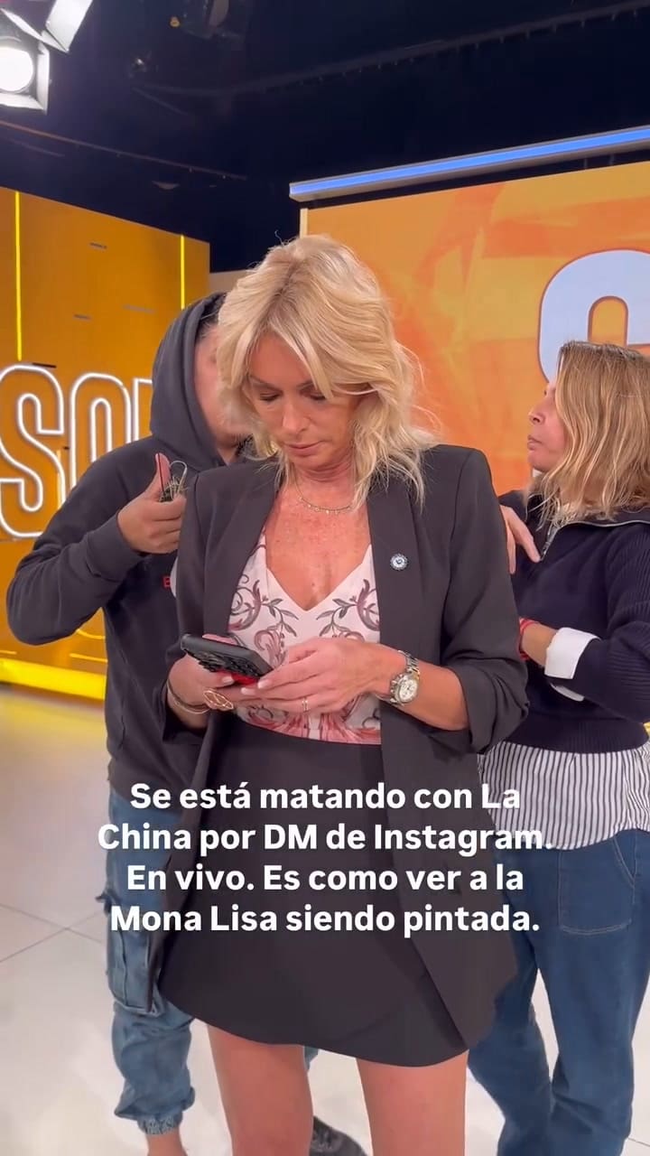 Yanina Latorre tuvo un fuerte cruce con la China Suárez