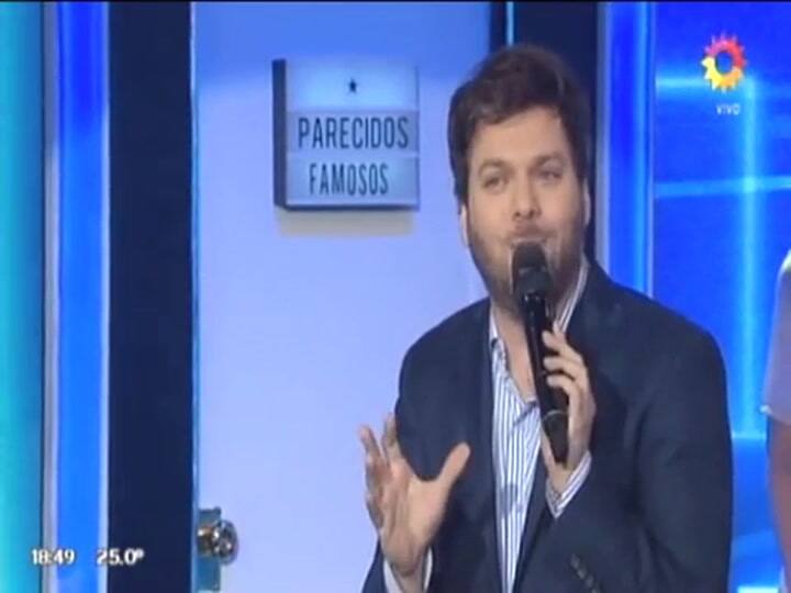 Guido Kaczka, sorprendido con el doble uruguayo de Sebastián Estevanez