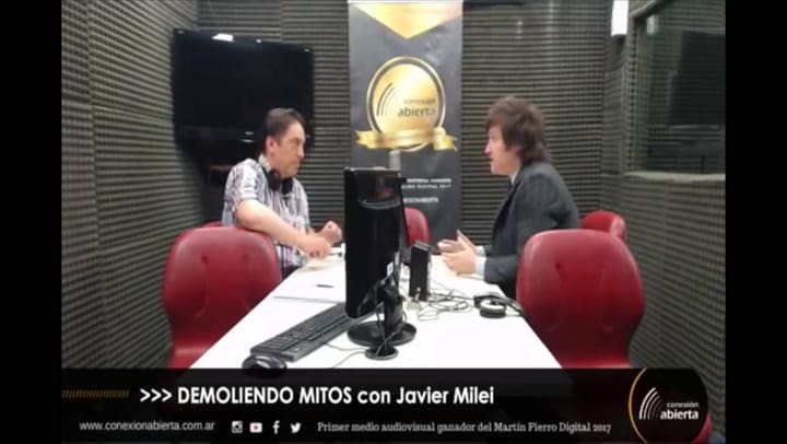 Javier Milei insulta a Diputados y Senadores - Fuente: Radio Conexión Abierta
