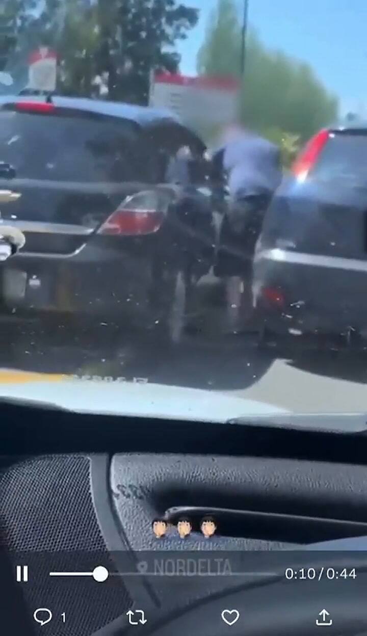Un conductor se peleó a las trompadas con otro automovilista en Nordelta y lo inhabilitaron para con