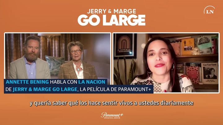 Annette Bening habla con LA NACION de Jerry & Marge Go Large, la película de Paramount+