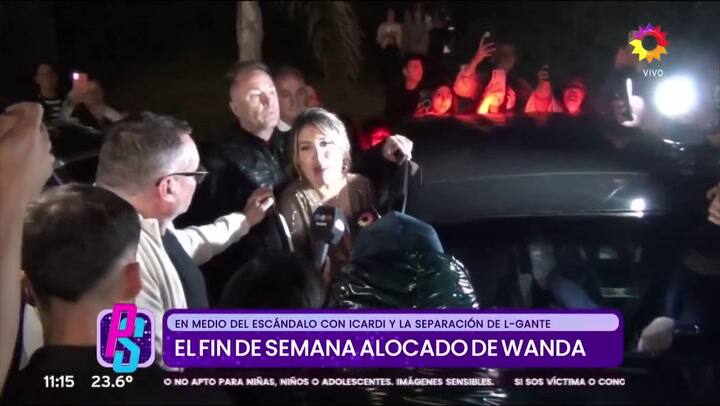 Wanda Nara habló se su separación de L-Gante