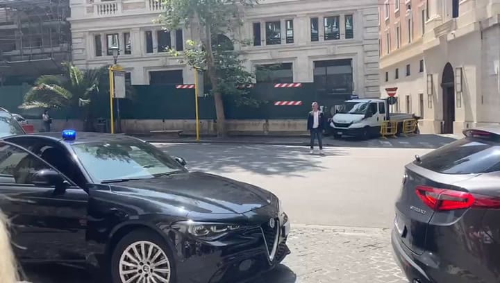 Javier Milei en Roma