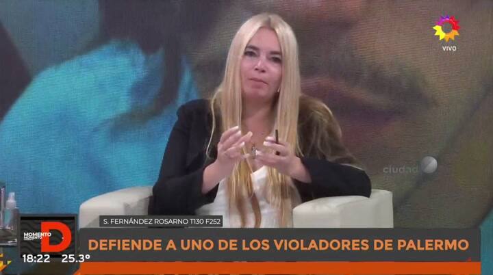Cinthia Fernández cruzó a la abogada de uno de los acusados de la violación grupal en Palermo