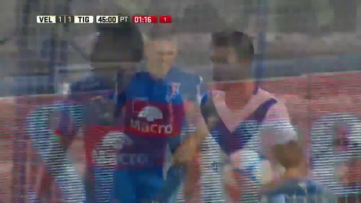 Para verlo mil veces: pese a la derrota de Tigre ante Vélez, Alexis Castro marcó un golazo con un to