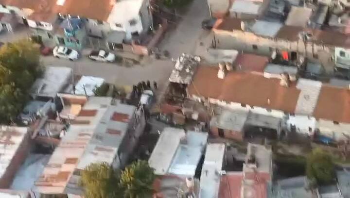 Las imágenes áereas de la zona manejada por Choco