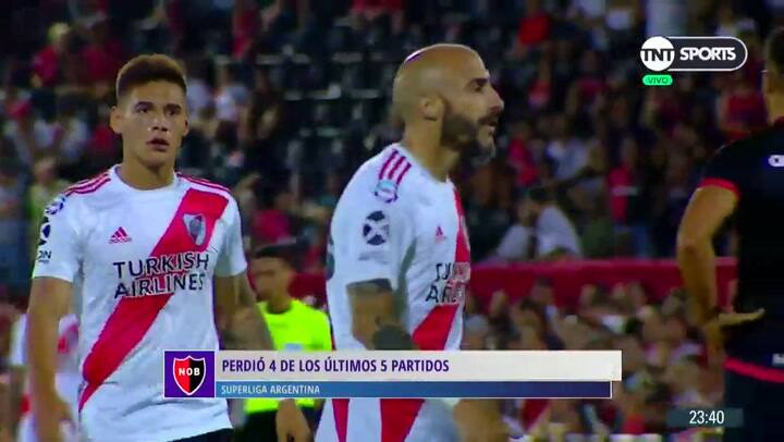 El gesto de Pinola al final - Gentileza: TNT Sports