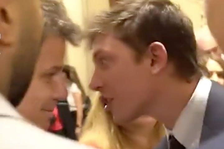 Santiago Caputo y Manes discutieron tras el discurso de Milei
