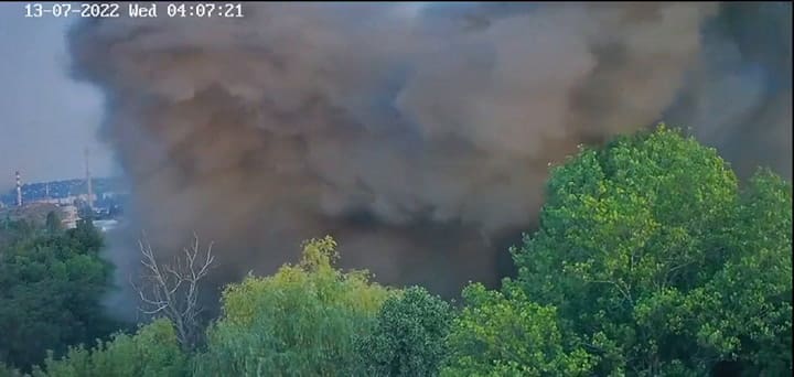 La agresiva respuesta de Rusia a la destrucción de depositos de armas por parte de Ucrania