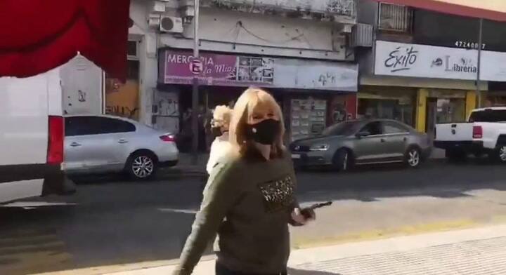 El gesto viral de una jubilada al Presidente y la reacción de Alberto Fernández - Fuente: Twitter