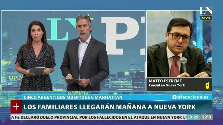 Conversación telefónica con el cónsul argentino en Nueva York