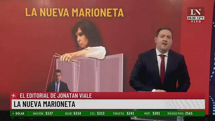 La nueva marioneta. El editorial de Jonatan Viale.