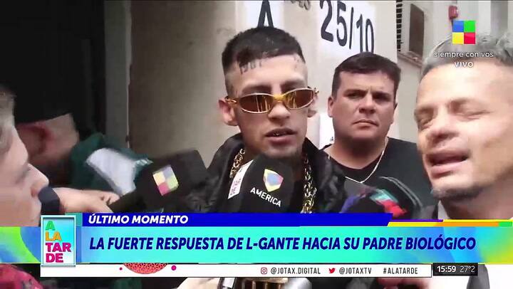 La respuesta de L- Gante hacia su padre biologico