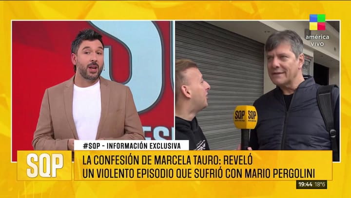 Marcela Tauro habló sobre el episodio violento junto a Mario Pergolini