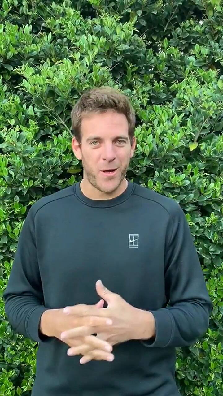 Juan Martín del Potro anuncia que se medirá ante Roger Federer en Buenos Aires