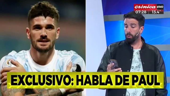 Habló Rodrigo De Paul sobre los rumores con la China Suárez
