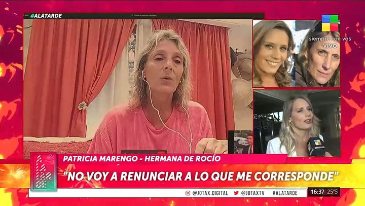 Patricia Marengo ira por la herencia que le corresponde