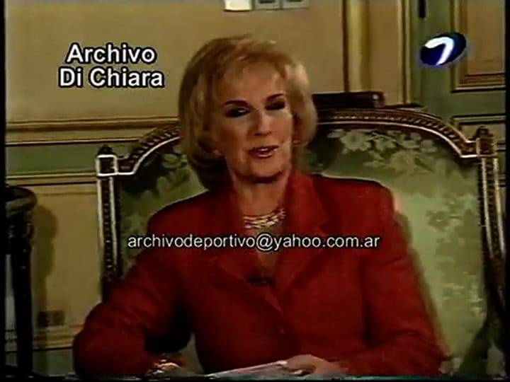 Fernando de la Rúa con Mirtha Legrand