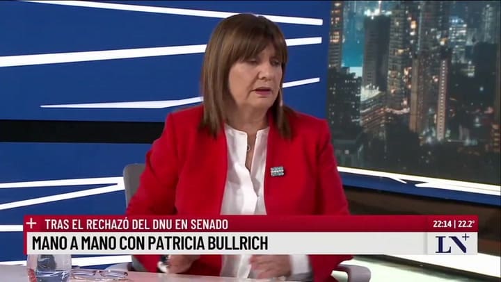 Patricia Bullrich: "Lo de Lousteau es una falta de respeto"
