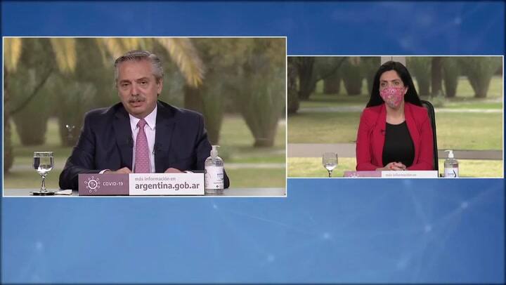 Alberto Fernández sobre la salud pública y el cuidado a los adultos mayores